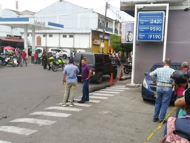 Dos muertos en ataque sicarial en Cartago, norte del Valle. Foto: Erika Rebolledo