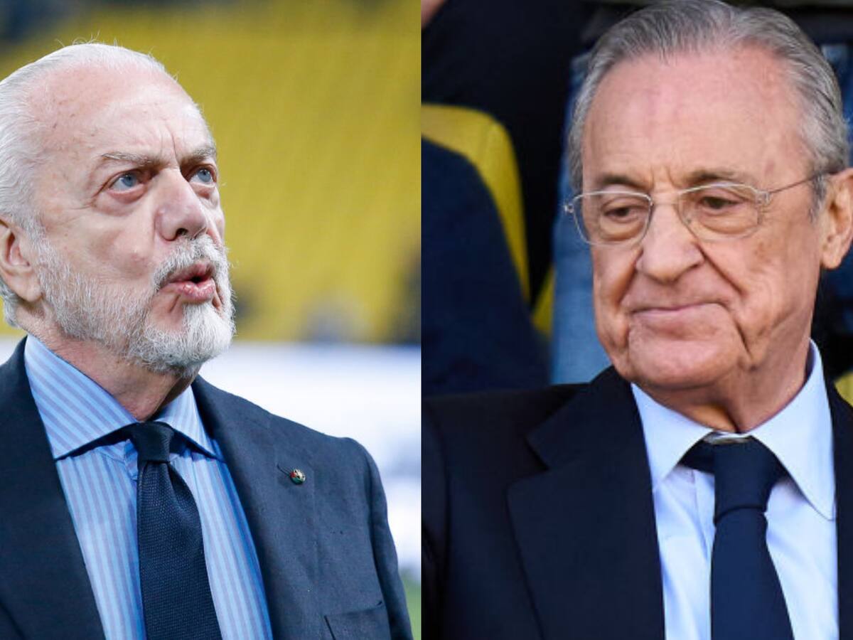 De Laurentiis: “le dije a Florentino Pérez que la idea de la Superliga era errónea”