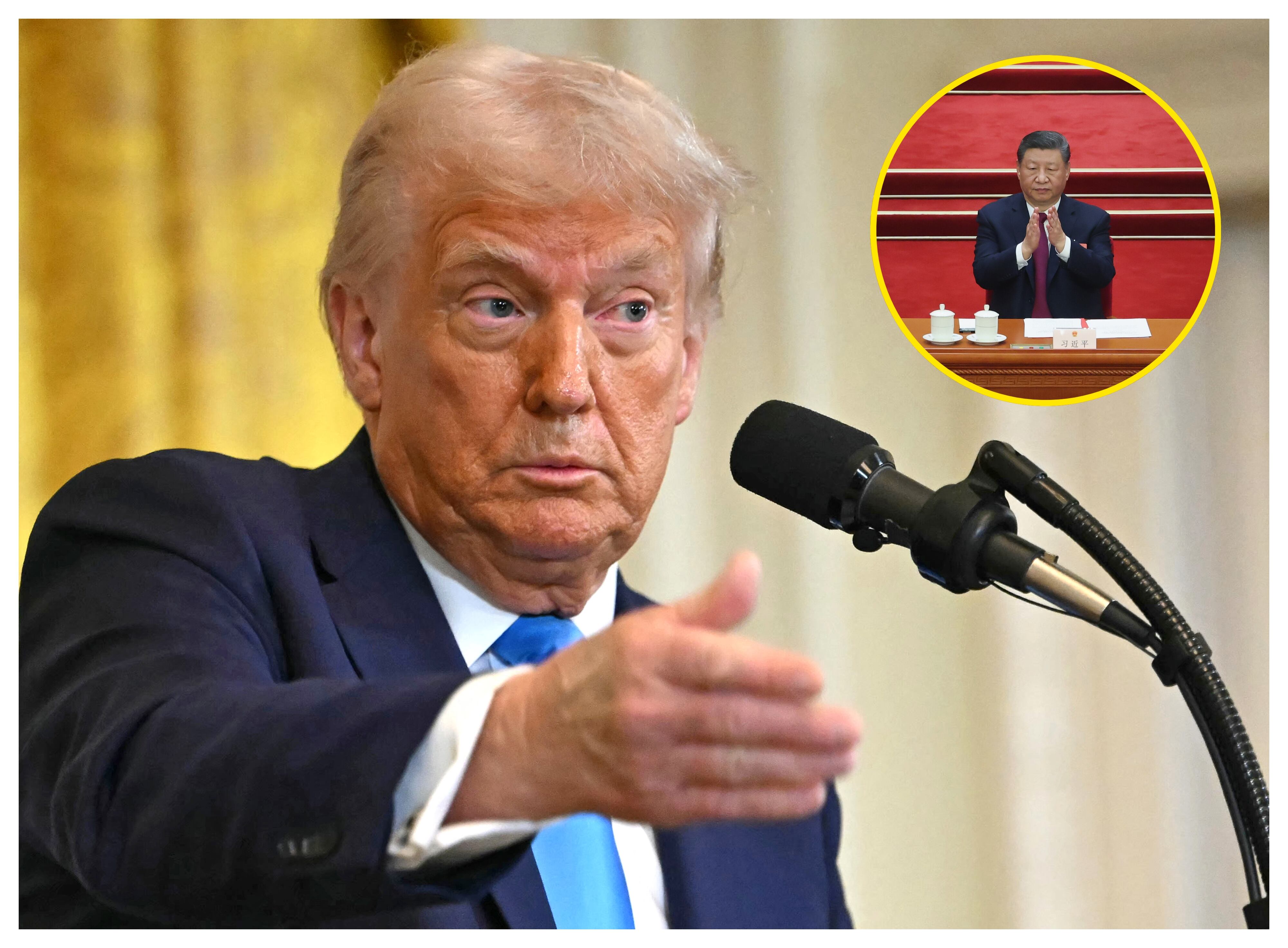 Donald Trump y Xi Jinping. Foto: ANDREW CABALLERO-REYNOLDS/AFP via Getty Images.