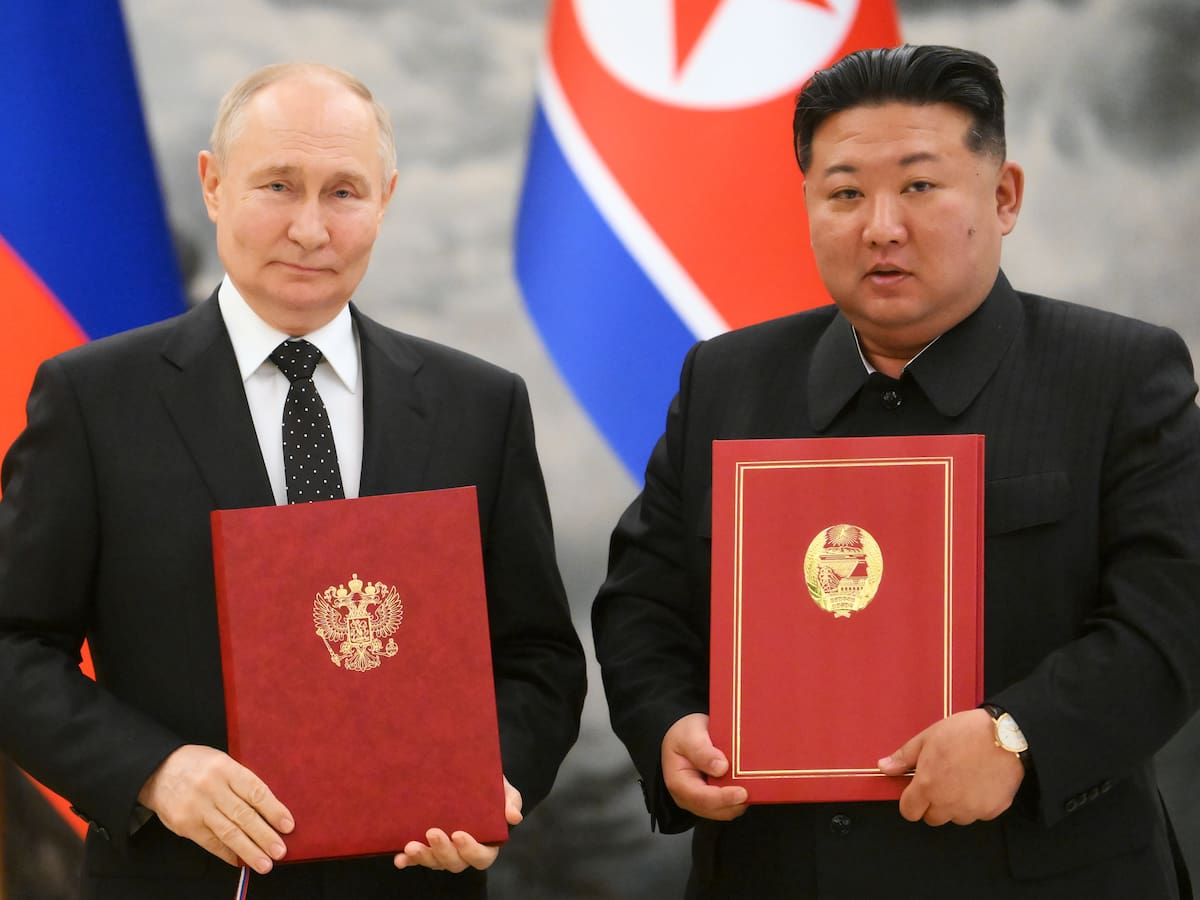 Kim y Putin oficializaron su alianza anti-EE.UU. firmando un acuerdo de asistencia mutua