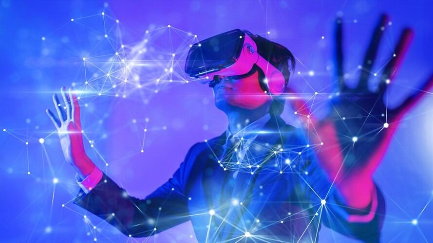 Imagen de referencia de realidad virtual. Foto: Getty Images / Thinkhubstudio