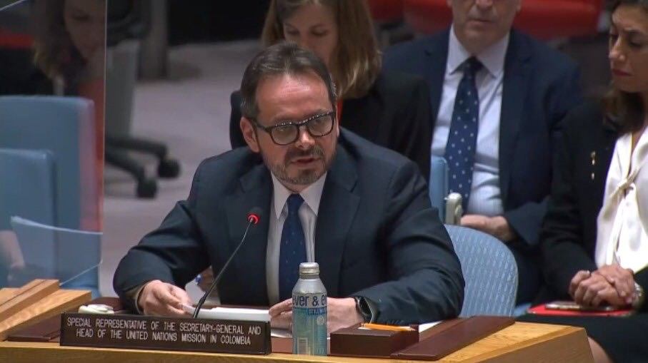 Jefe de la Misión de la ONU para el Acuerdo de Paz, Carlos Ruiz Massieu. Foto: Cortesía: Misión de la ONU para el Acuerdo de Paz.