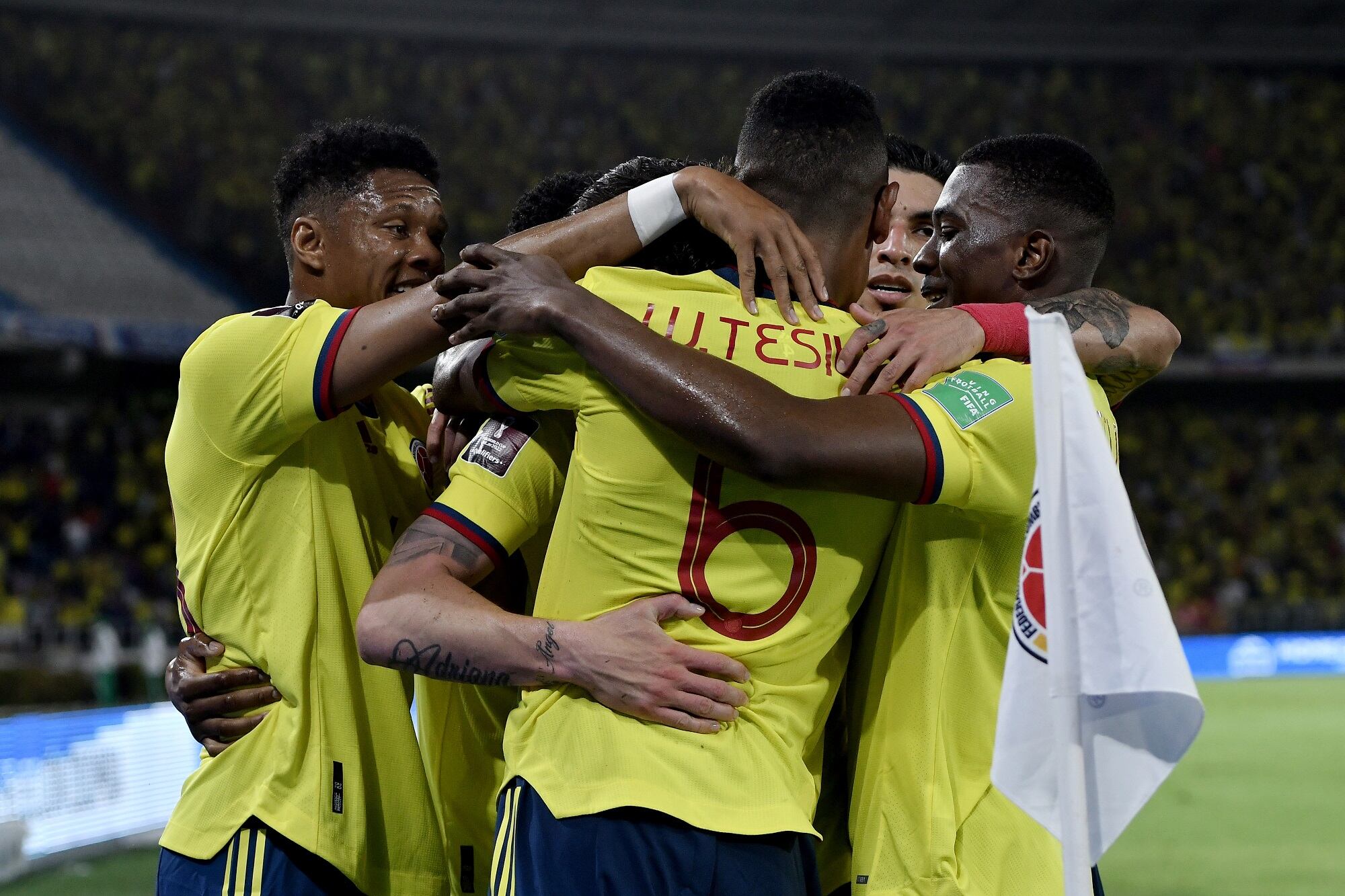 Jugadores de la Selección Colombia (Photo by Gabriel Aponte/Getty Images)