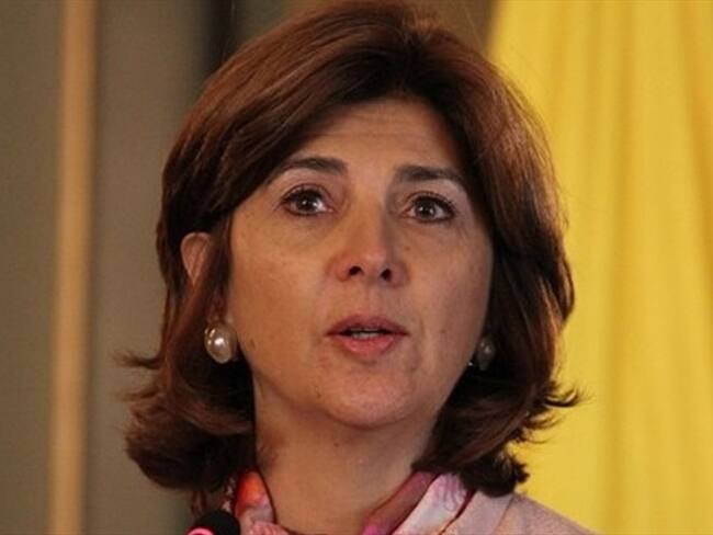 La canciller María Ángela Holguín. Foto: Colprensa