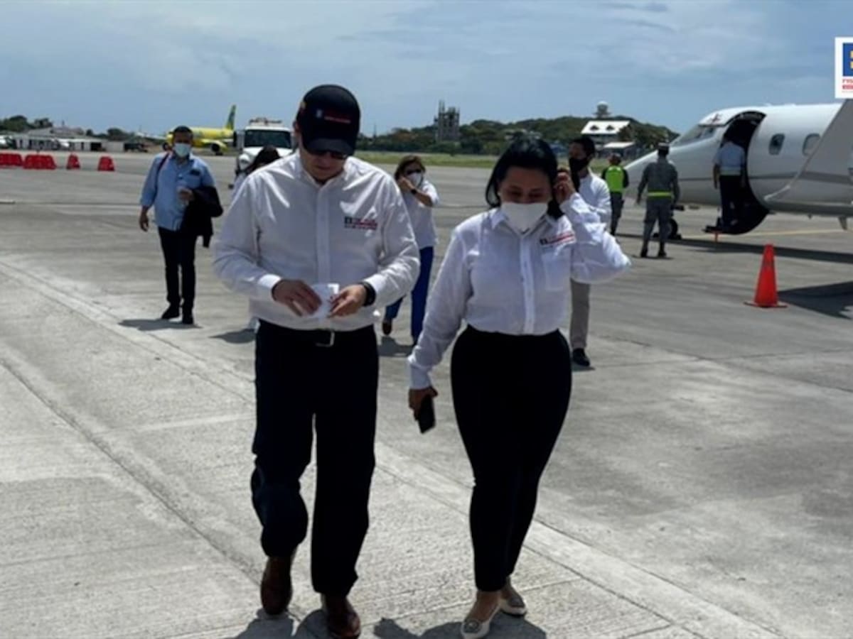 Fiscal Francisco Barbosa visitó San Andrés isla