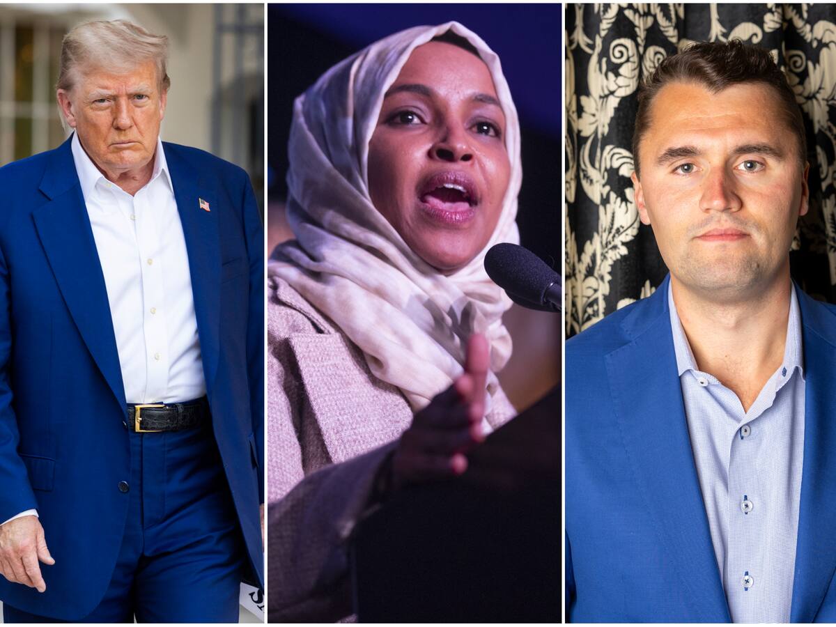 Trump arremetió contra la congresista Ilhan Omar, quien criticó la figura de Charlie Kirk