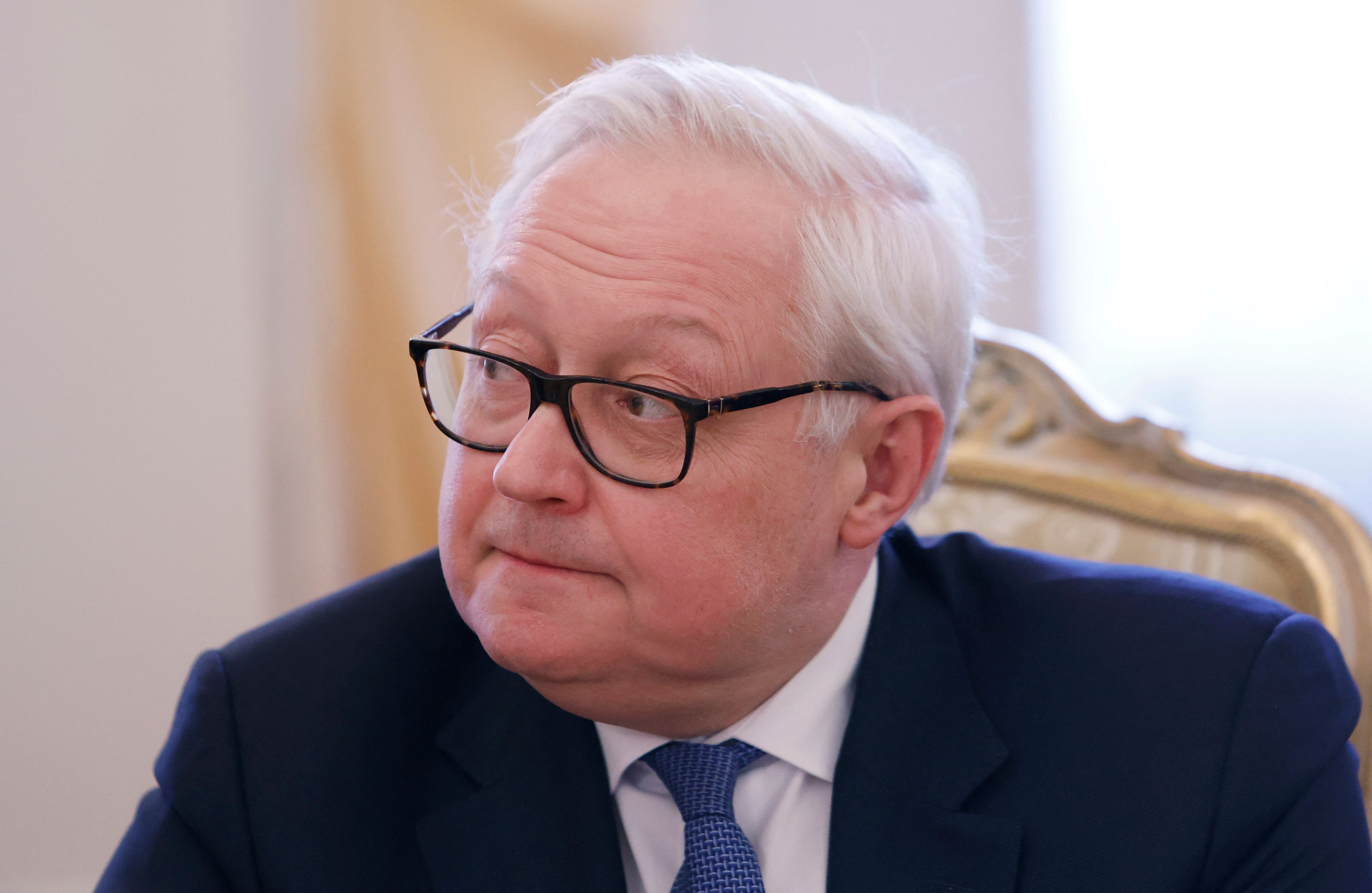 Sergei Ryabkov, ministro de relaciones exteriores de Rusia en 2022. FOTO: MAXIM SHEMETOV / POOL / AFP