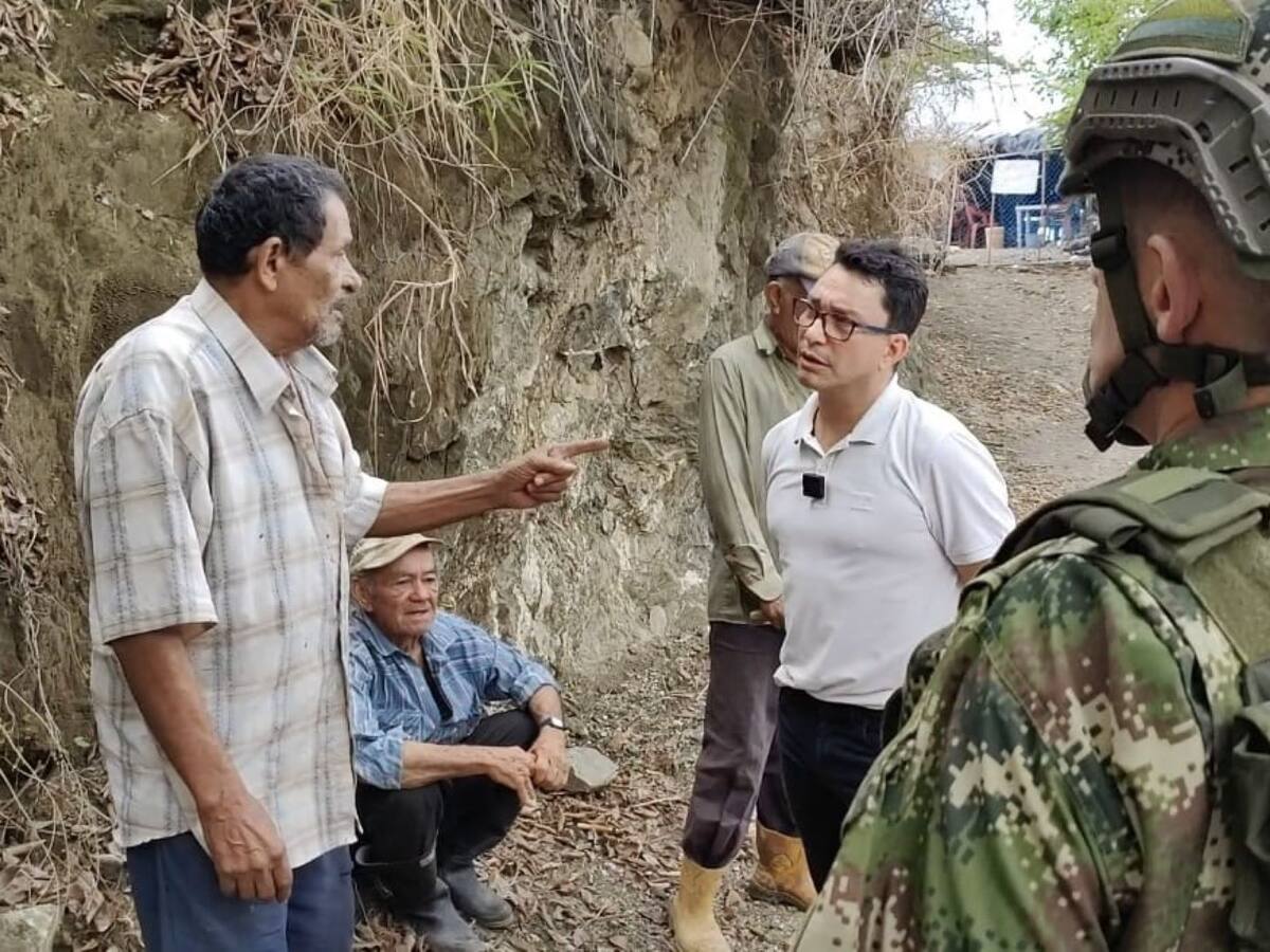 Autoridades del Magdalena llegaron a la zona donde se han presentado desplazamientos