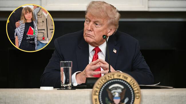 Donald Trump, Foto: BRENDAN SMIALOWSKI/AFP via Getty Images. - Greta Thunberg. Foto: Fabrizio Villa/Getty Images.