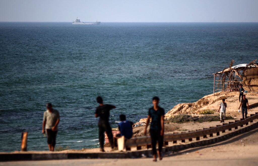 Muelle Flotante construido por Estados Unidos para llevar ayuda humanitaria a Gaza | Foto: Getty Images
