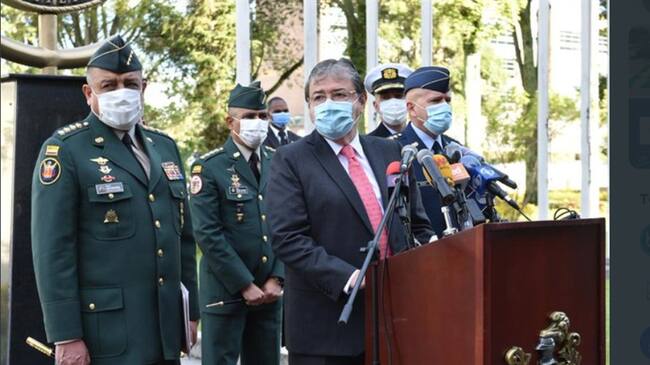 Ministro de Defensa, Carlos Holmes Trujillo. Foto: Twitter Mindefensa.