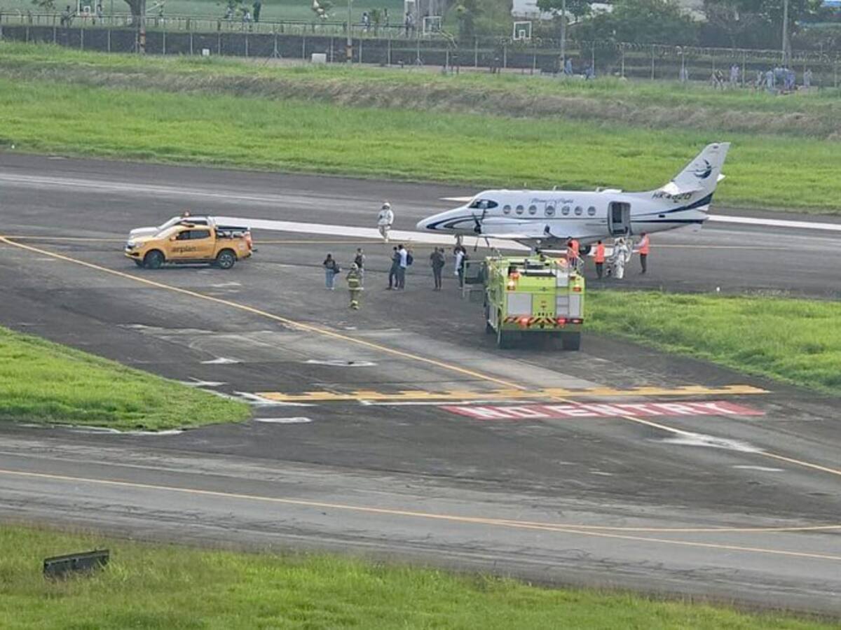 Falla mecánica de una aeronave obligó a detener operaciones en aeropuerto de Medellín