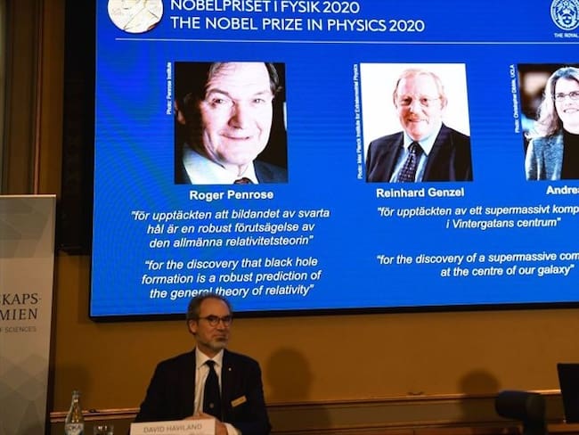 Estudiosos de los agujeros negros son los ganadores del Premio Nobel de Física 2020