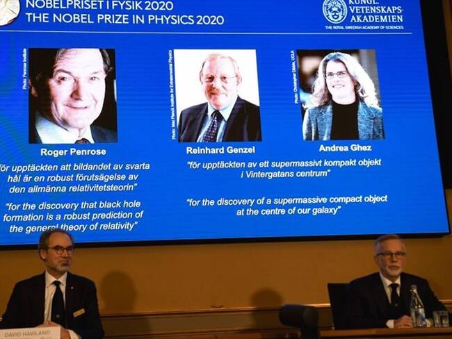 Estudiosos de los agujeros negros son los ganadores del Premio Nobel de Física 2020