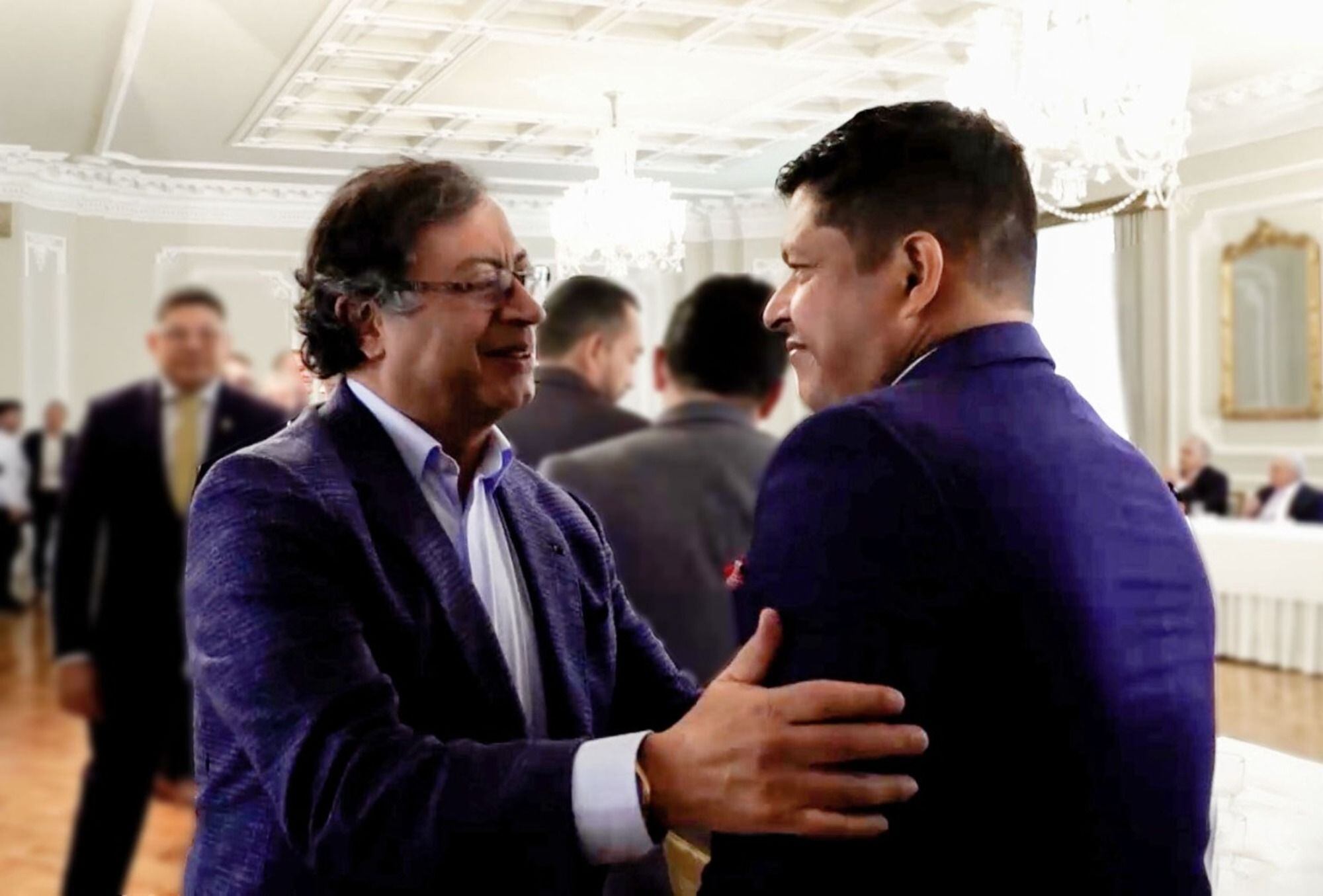 Presidente Petro y el Rector Pablo Vera/ Universidad del Magdalena.