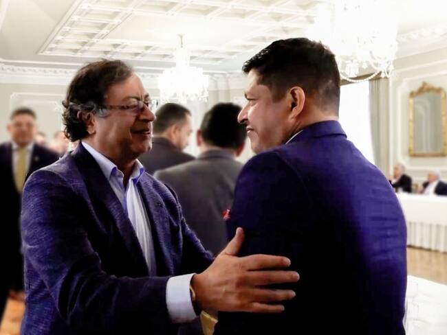 Presidente Petro y el Rector Pablo Vera/ Universidad del Magdalena.