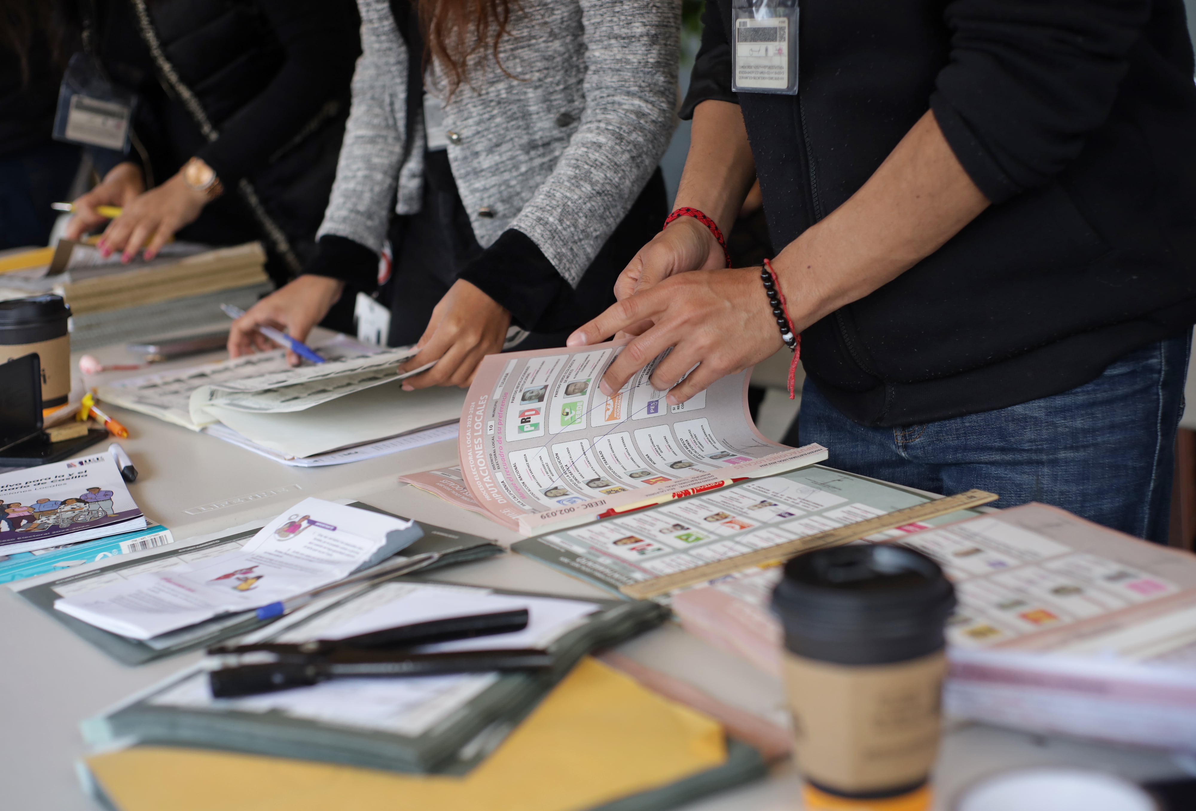 Centros de votación de las elecciones generales mexicanas. EFE / Joebeth Terriquez
