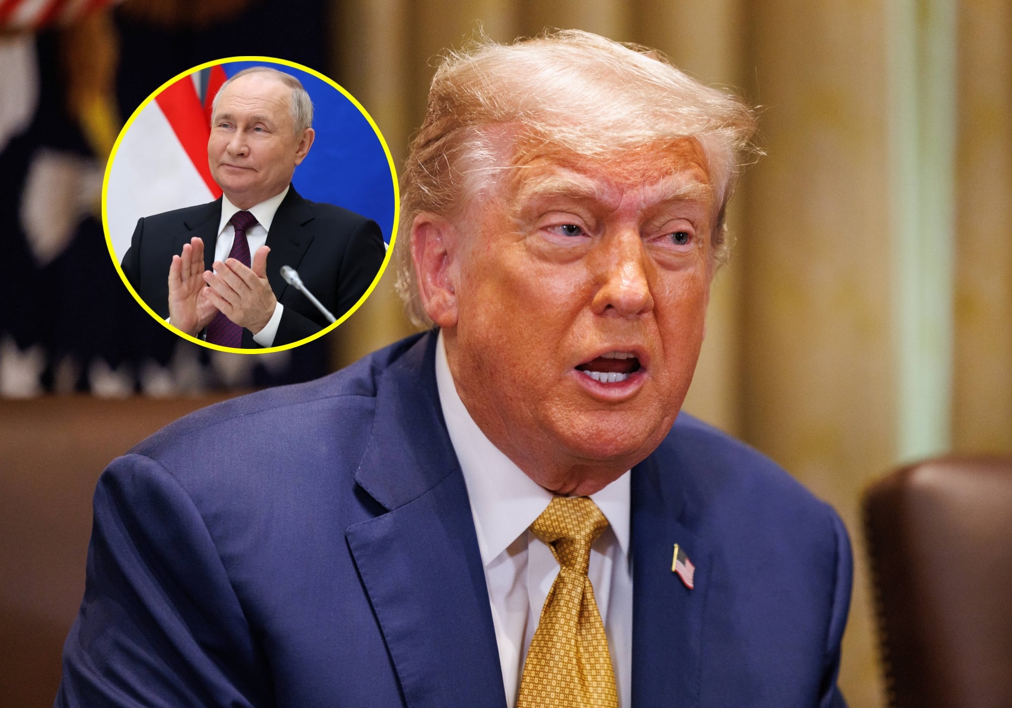 Trump dice que “buena idea” la extensión del pacto de desarme nuclear propuesta por Putin. Foto: EFE.