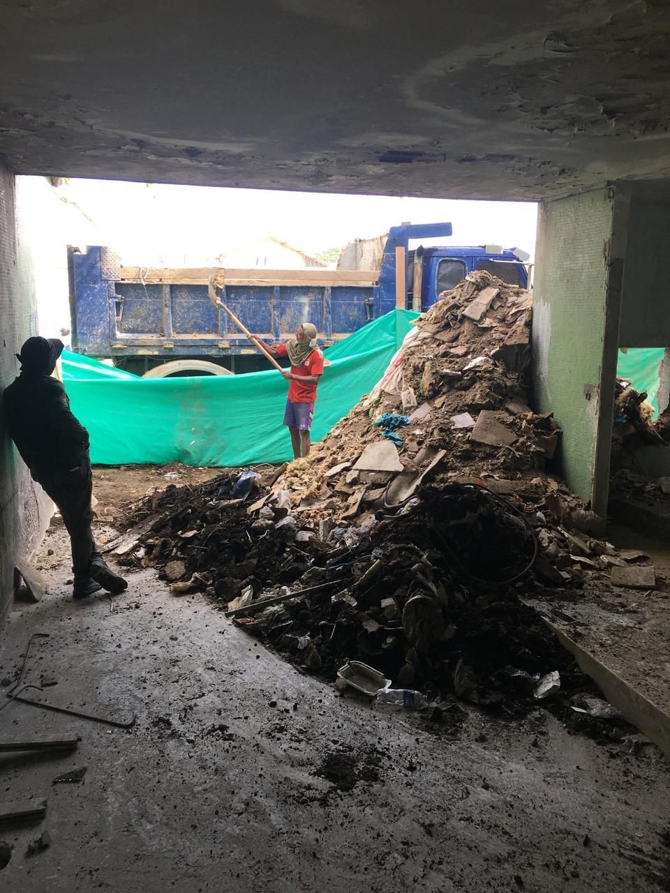 Medida cautelar permite limpieza de la antigua clínica de Puertos de Colombia en Santa Marta/ Personería de Santa Marta.