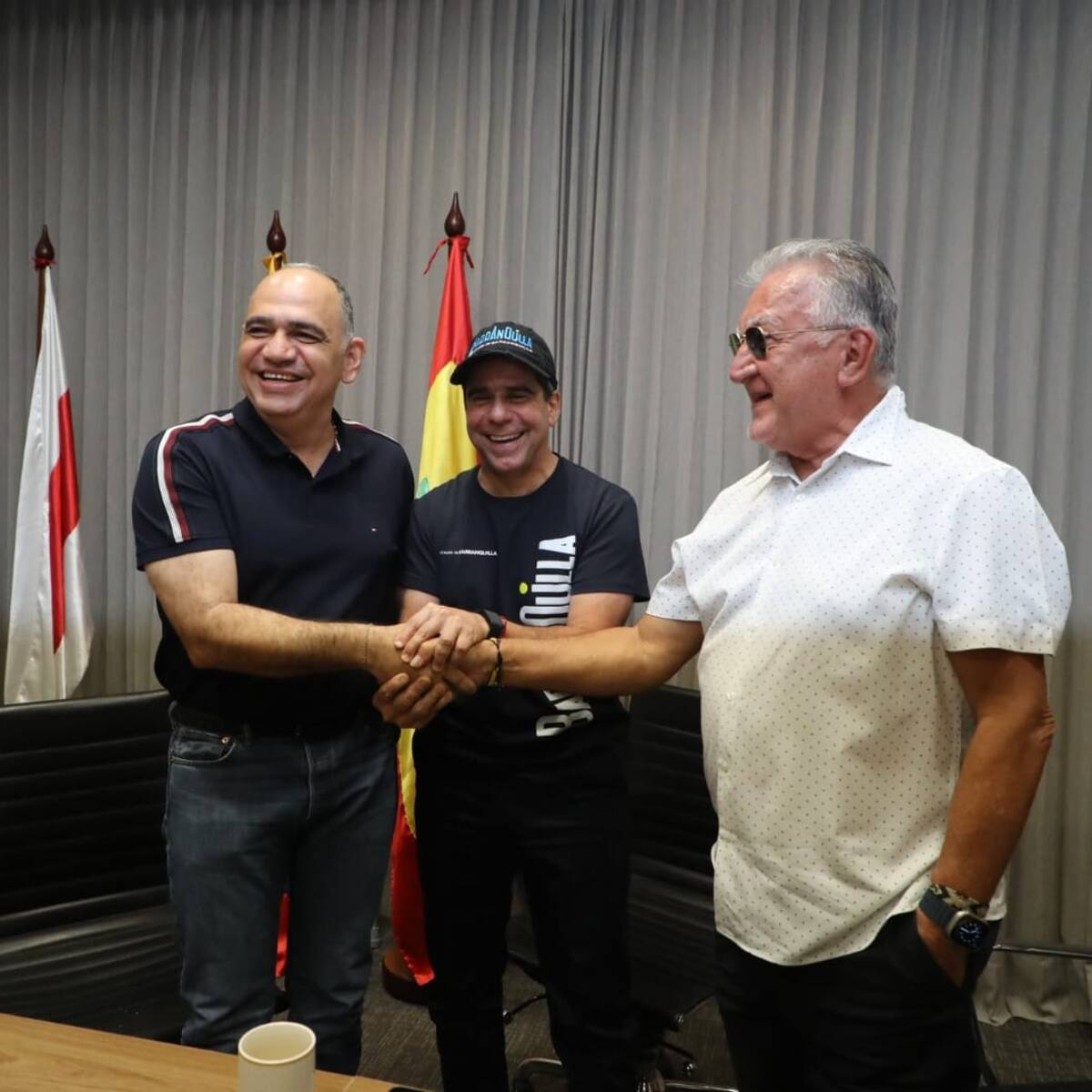 Pinedo y Char se reúnen en Barranquilla, analizan solución de falta de agua en Santa Marta