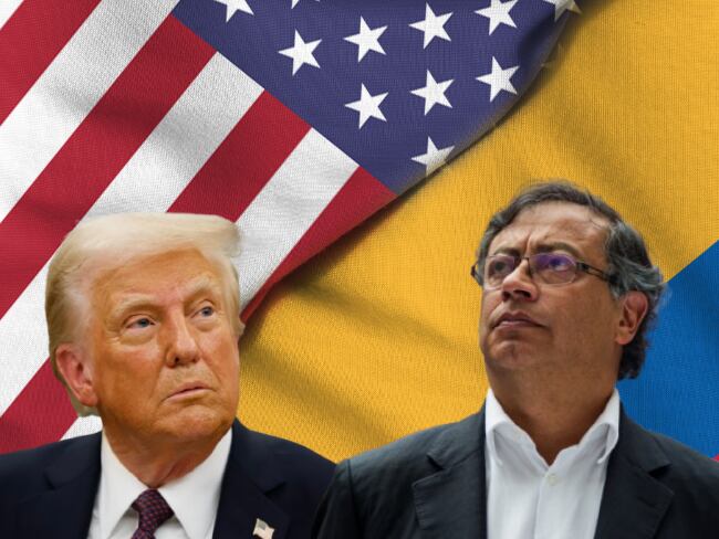 Choque entre Donald Trump y Gustavo Petro