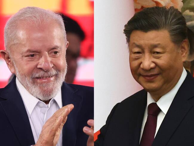 Xi Jinping y Lula da Silva. Getty Images.