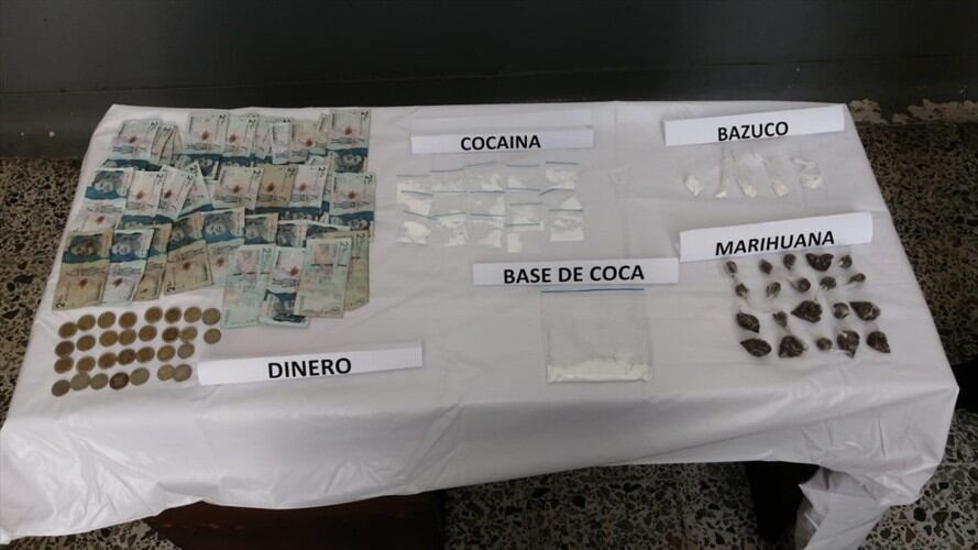 Policía capturó a 18 personas por tráfico de estupefacientes en Córdoba.Foto:prensa Policía.