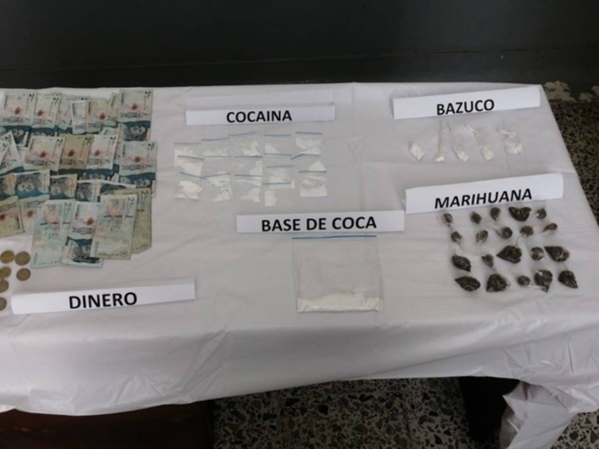 Policía capturó a 18 personas por tráfico de estupefacientes en Córdoba