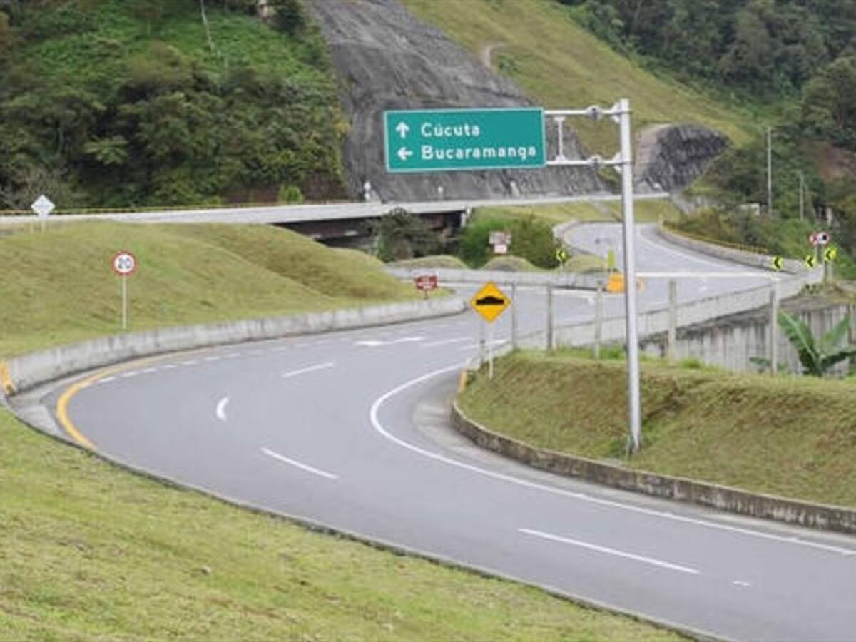 Consorcio de la vía Bucaramanga- Pamplona podrá ser sancionado por retrasos del 90%