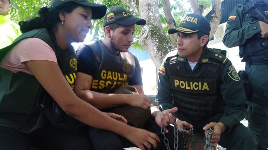 libertad Santander. Foto:Policía Bucaramanga