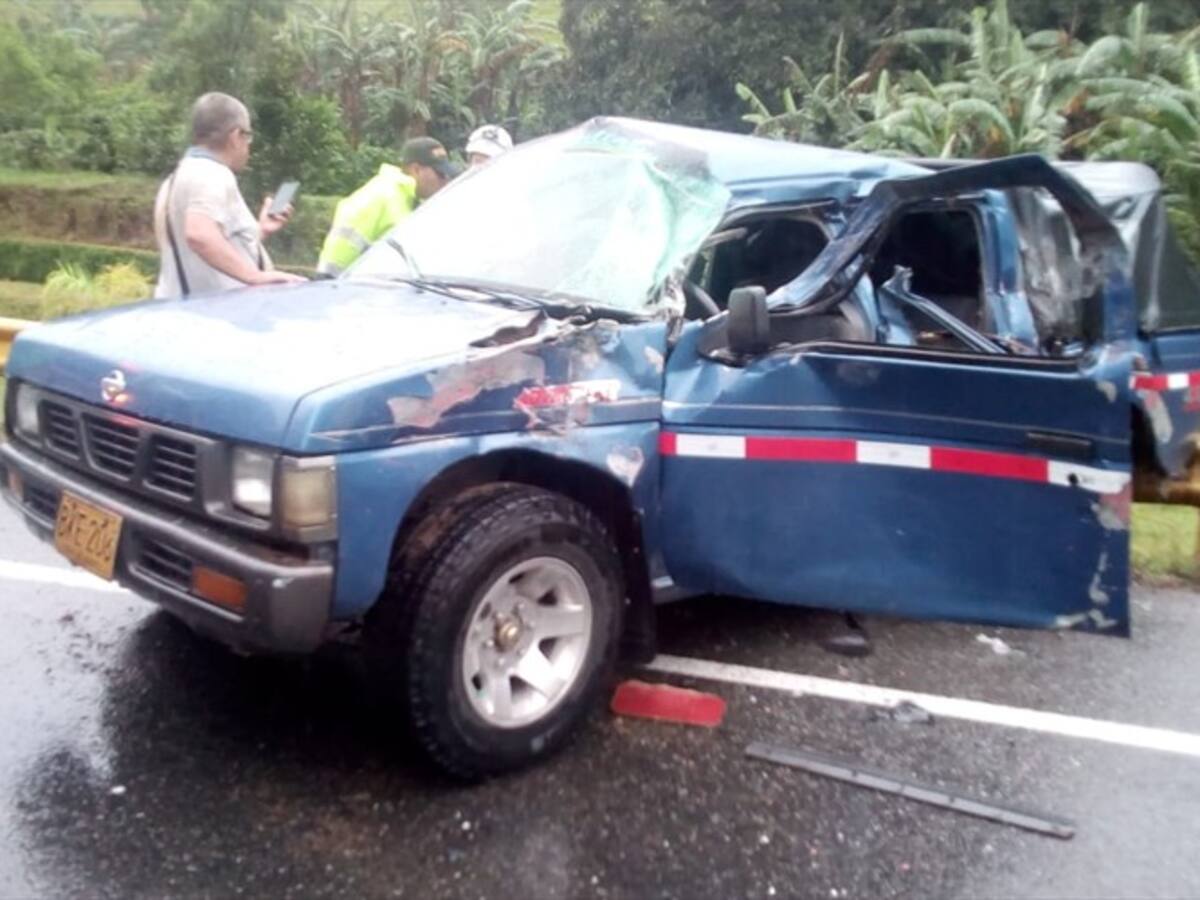 Accidente dejó un muerto y dos heridos en la vía Panamericana en Cauca