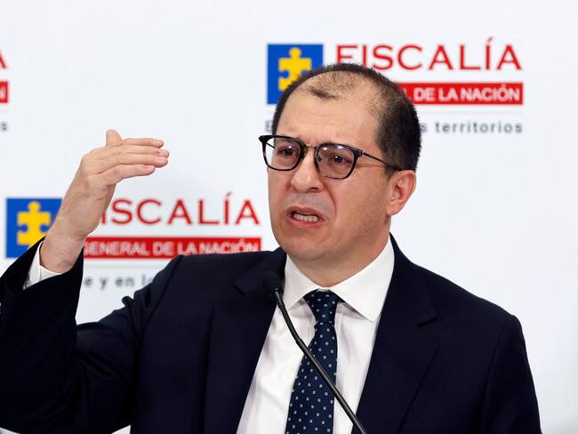 El fiscal general de Colombia, Francisco Barbosa. Foto: EFE.