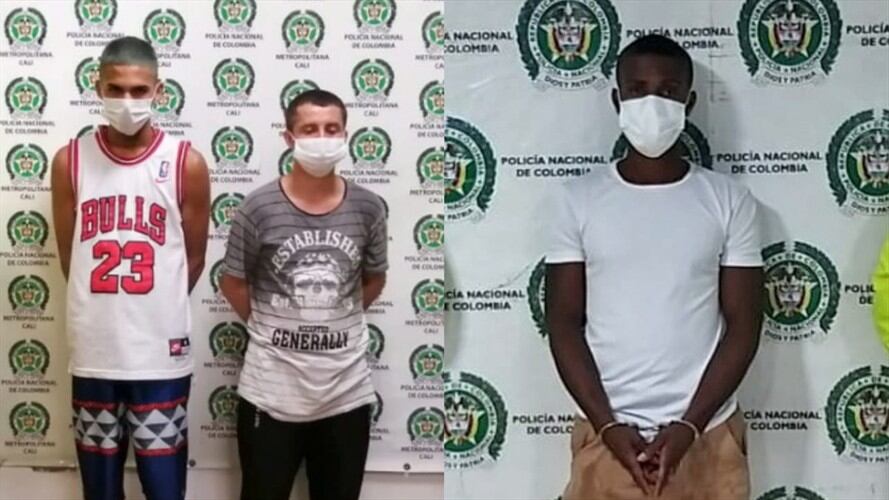 La Fiscalía les imputó cargos por su posible coautoría en los delitos de homicidio en grado de tentativa en concurso heterogéneo con hurto calificado y agravado, y daño en bien ajeno. Foto: Fiscalía General de la Nación