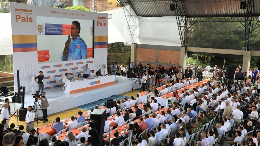 Asesinato de indígenas. Foto: Presidencia