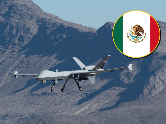 Drones de vigilancia estadounidense MQ-9. FOTO: Michael Valdez via Getty Images.