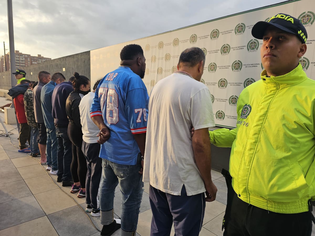 Cae ‘Los Santas’, banda dedicada al tráfico de drogas en el sur de Bogotá