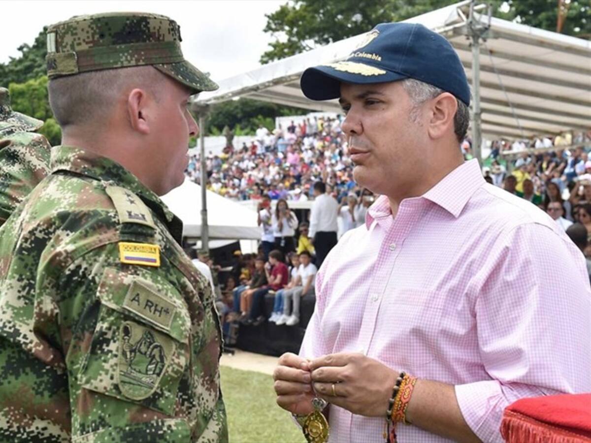 Presidente Duque condecoró a militares que participación en liberación de Cristo José