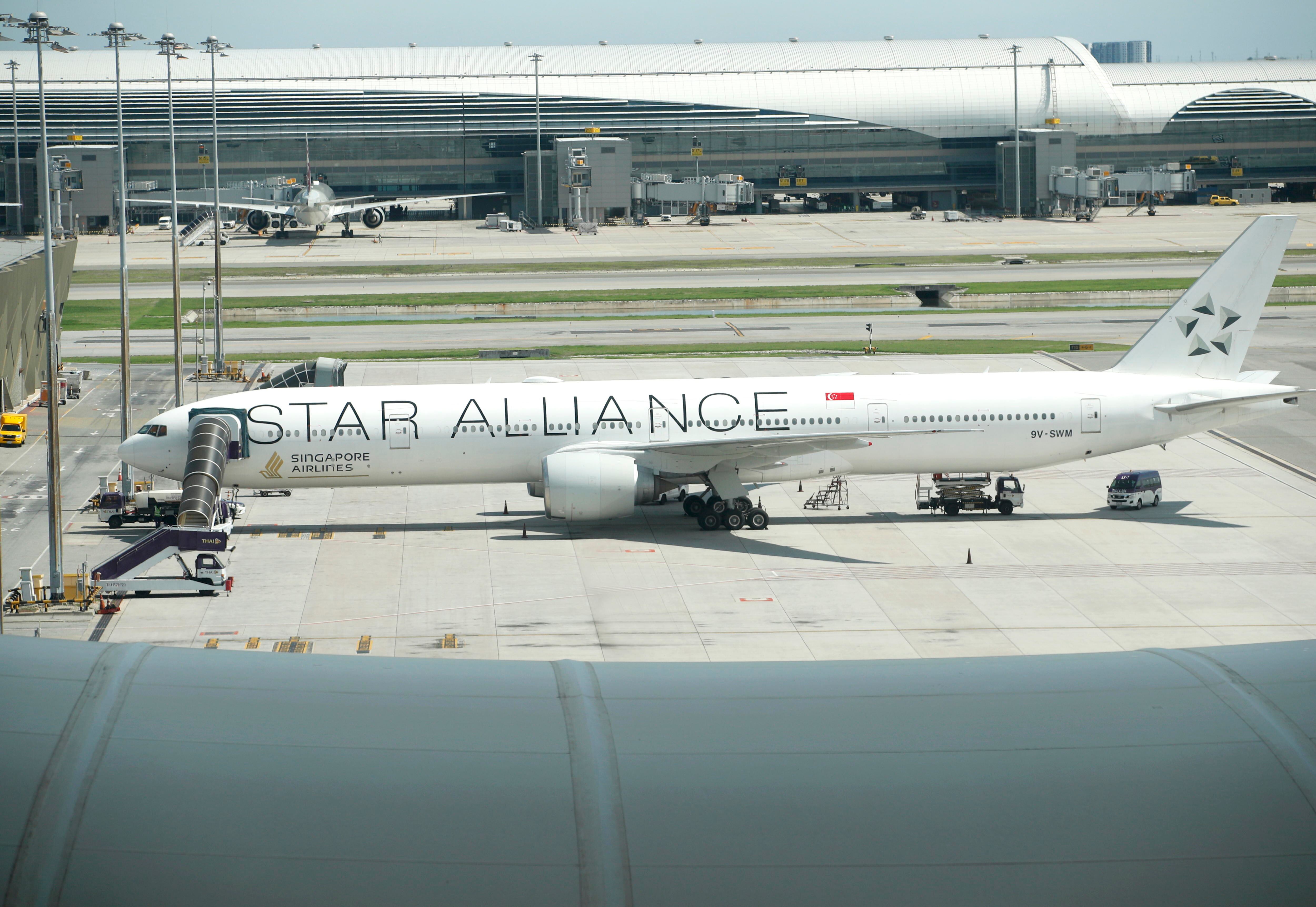 Avión de Singapore Airlines. Foto: EFE/EPA/RUNGROJ YONGRIT