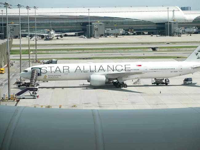 Avión de Singapore Airlines. Foto: EFE/EPA/RUNGROJ YONGRIT