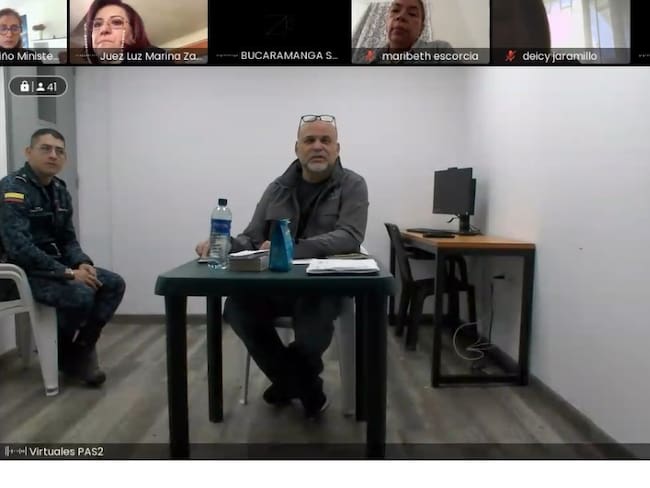 Audiencia de Salvatore Mancuso ante Justicia y Paz