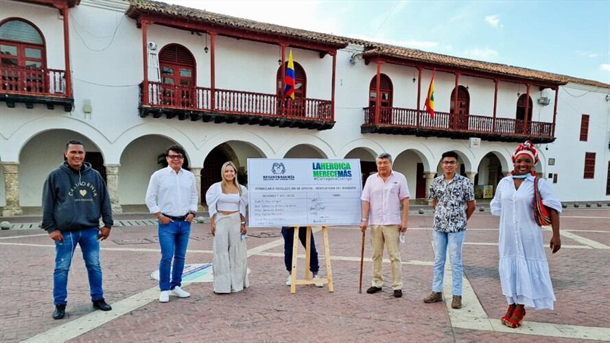 El comité de revocatoria del mandato de Dau fue inscrito el pasado 12 de enero. Foto: Cortesía