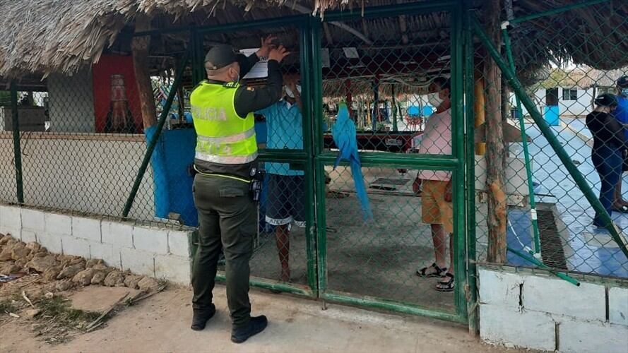 Santa Marta consulta al gobierno nacional sobre vigencia de las medidas restrictivas. Foto: Policía Metropolitana de Santa Marta