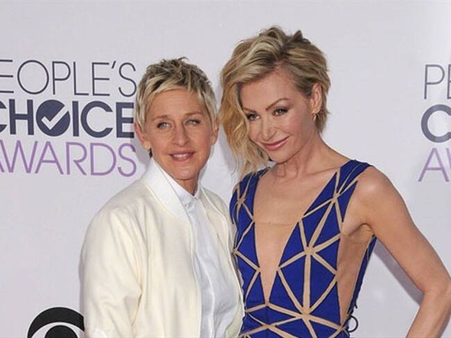 Ellen DeGeneres y Portia de Rossi. Foto: Bang Media