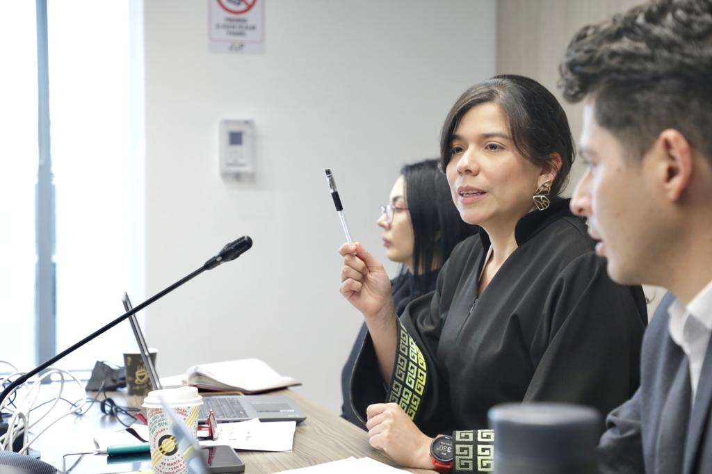 Imagen de referencia de la magistrada Lily Rueda, a cargo del caso. Foto: Cortesía JEP