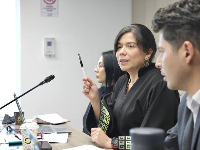 Imagen de referencia de la magistrada Lily Rueda, a cargo del caso. Foto: Cortesía JEP