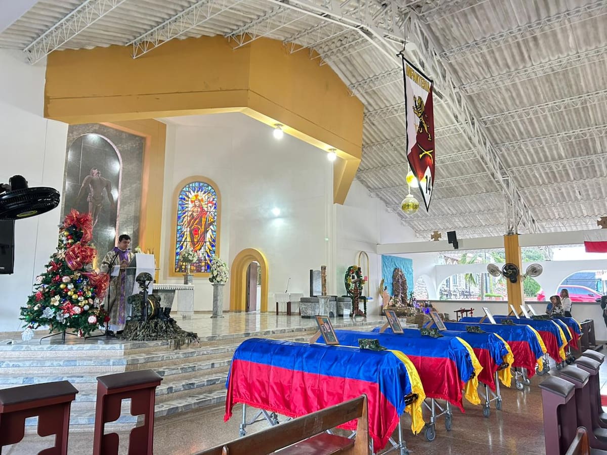 Ejército despidió a los siete militares asesinados en ataque del ELN en Aguachica, Cesar