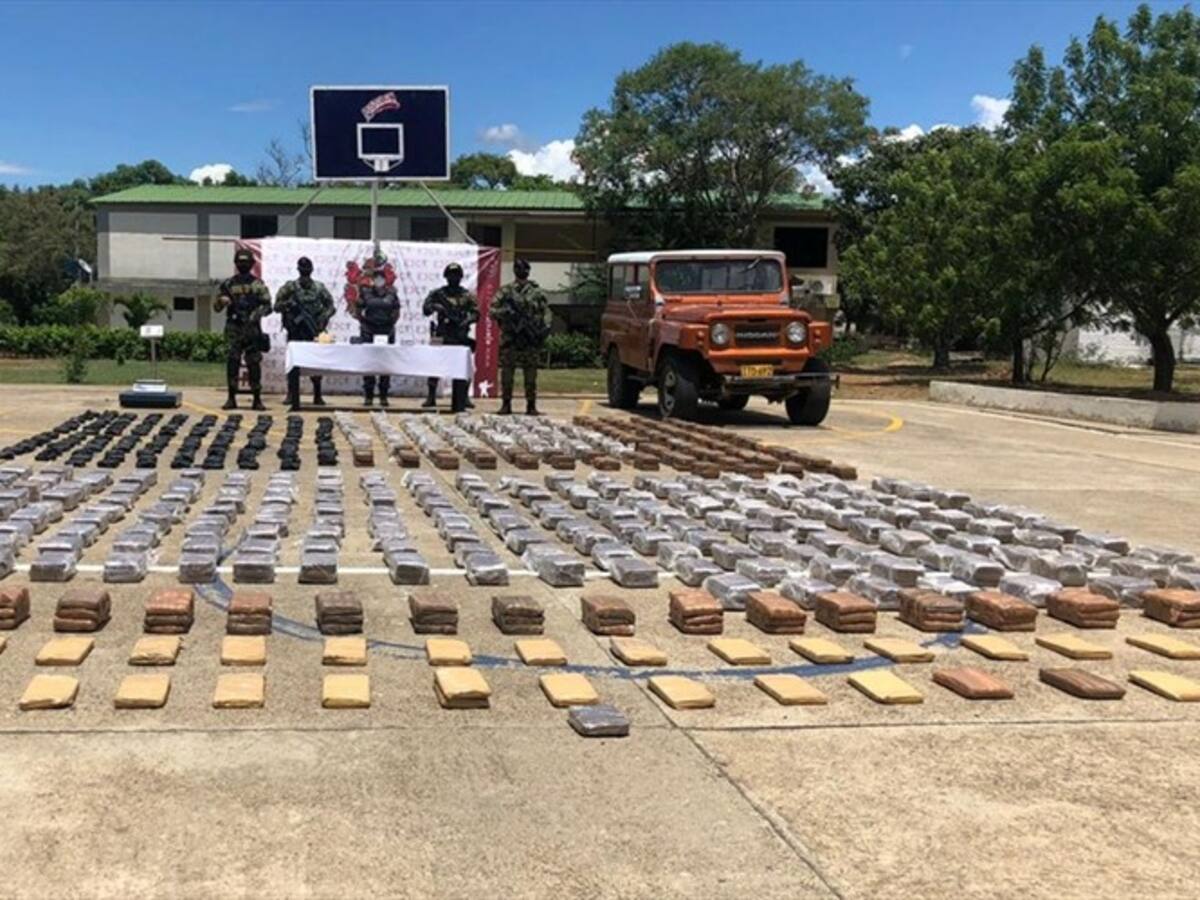 Más de mil paquetes de marihuana fueron incautados en Norte de Santander