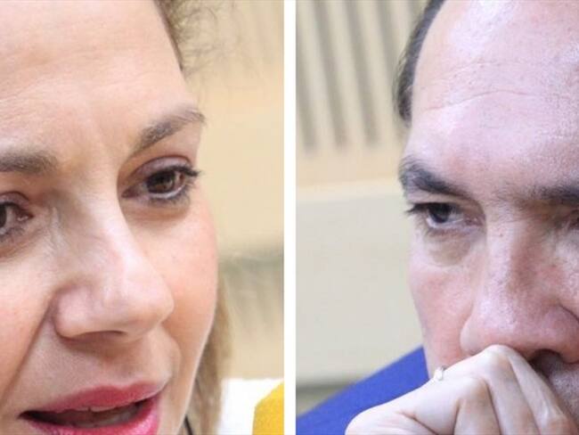 María del Rosario Guerra y Antonio Sanguino debatieron la actualidad económica de Colombia. Foto: Redacción W Radio