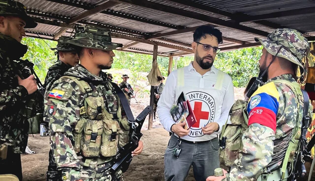 En libertad pareja que había sido secuestrada en el Catatumbo. Foto: CICR.