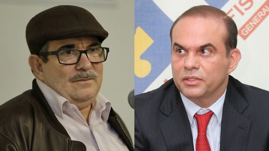 El presidente del Partido Farc, Rodrigo Londoño y el excomandante paramilitar, Salvatore Mancuso hablaron telefónicamente el 30 de julio a las 6.30 A.M.. Foto: Colprensa